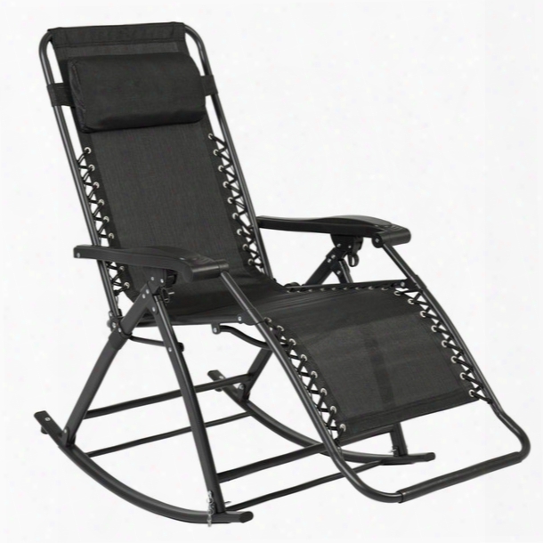 New Products Zero Gravity Rocking Chair Lounge Porch Seat Outdoor Patio