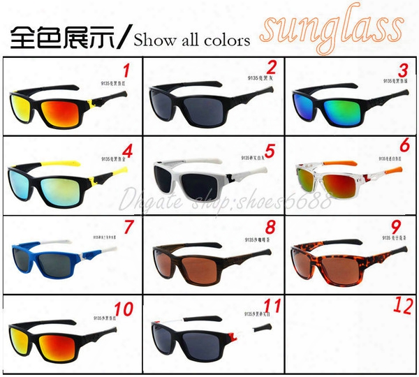 New Style Vogue Man Woman Jupiter Squared Sunglass Outdoor Cycling Sports Sunglasses Googel Glasses Free Shipping 9135