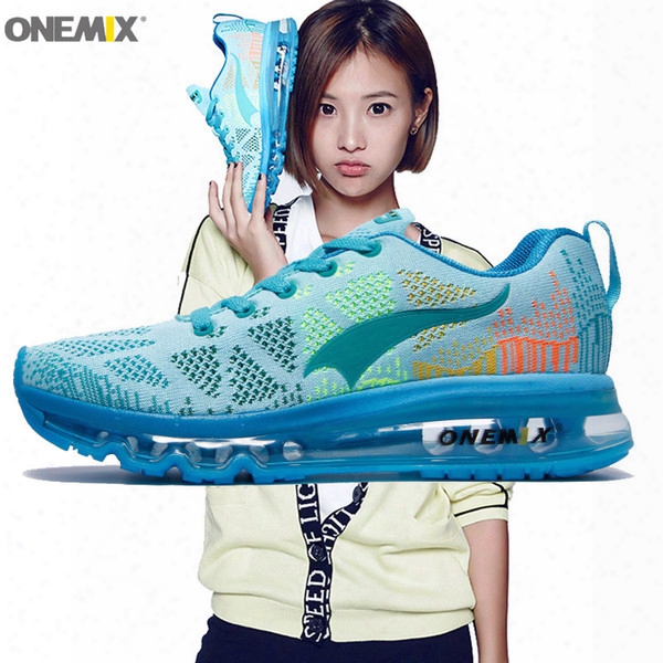 Onemix Running Shoes For Women Air Cushion Athletic Trainers 2017 Womens Mesh Breathable Sports Shoe Woman Original Outdoor Walking Sneakers