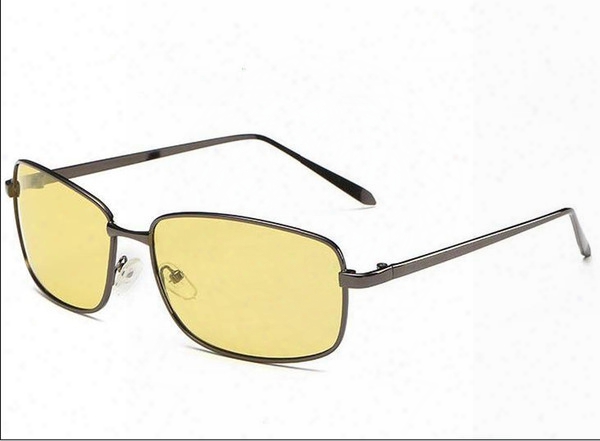 Polarized Sunglasses Outdoor Brand Sunglasses For Men Metal Glass Hd Vintage Sun Glasses Night Vision Uv400 Retro Drive