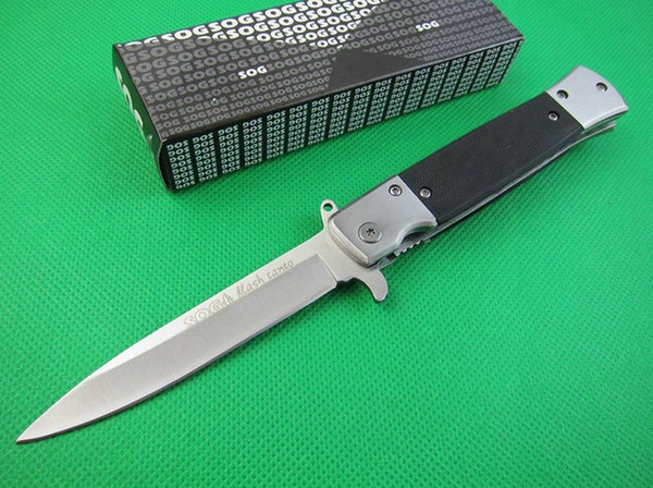 Sog Knives Ks931a Tactical Folding Blade Knife,931 Outdoor Hunting Combat Pocket Knife G10 Handle,survival Knife Tools 1pcs Freeshipping