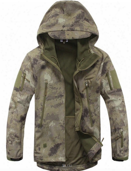 Tad Gear Tactical Softshell Camouflage Outdoors Men Army Sport Hoody Clothing Set Military Jaket S Hunting Clothes