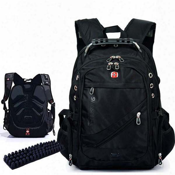 Wholesale-2015 New Fashion Brand Design Men&#39;s Travel Bag Man Backpack Polyester Bags Waterproof Shoulder Bags Computer Packsack
