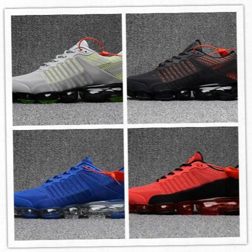 Wholesale 2018 New Vapormax Men Running Shoes For Men Sneakers Fashion Outdoor Trainers Athletic Sports Shoe Full Palm Air Cushion Size7-13