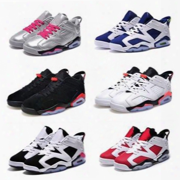Wholesale Free Shipping Retro Outdoor Light And Smart Men Basketball Shoes Mens Retro 6s Shoes Low Sports Shoes High Men Shoes All Sizes