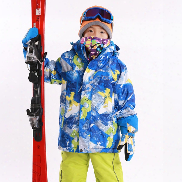 Wholesale- Marsnow Brand Winter Boys And Girls Children Ski Jackets Outdoor Snowboarding Waterproof Hiking Clothing Windproof Coat Jackets