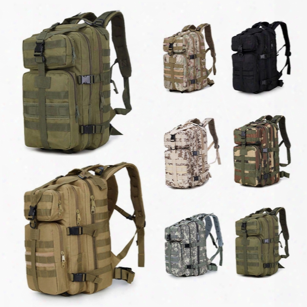 Wholesale Outdoor 3p Military Tactical Backpacks Waterproof Nylon Oxford Camouflage 35l Rucksacks Camping Hiking Bag Trekking Bag Sho