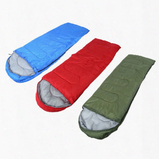 Wholesale- Single Person Sleeping Bag Outdoor Waterproof Keep Warm Four Seasons Spring Summer Sleeping Bags Blanket For Camping Travel