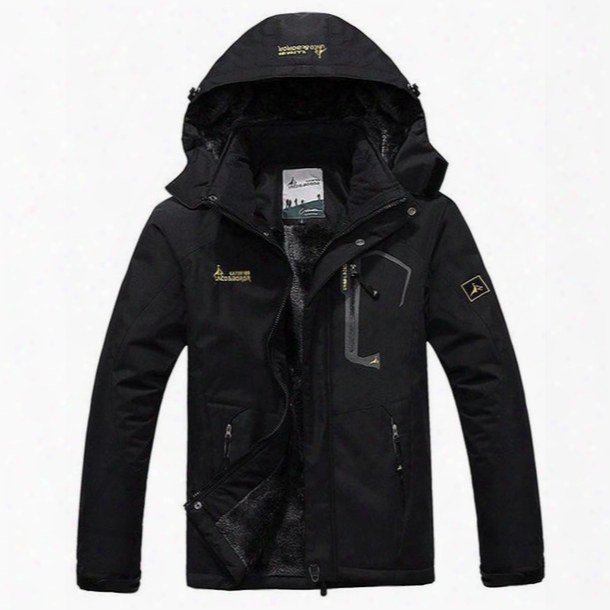 Wholesale- Winter Jacket Men Thick Windproof Hood Parka Mens Jackets And Coats Windbreaker Outdoorsport Coat Jaqueta Masculina