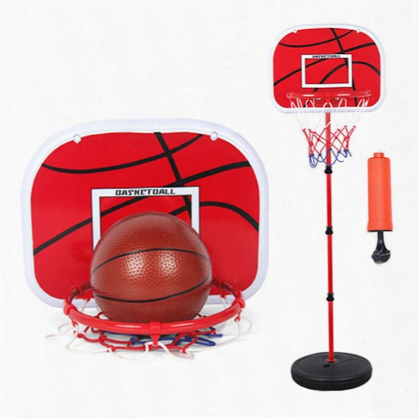 150cm Basketball Outdoor Indoor Sports Basketball Basket Frame Children Cast Iron Lifting Basketball Frame Wholesale With 2 Ball