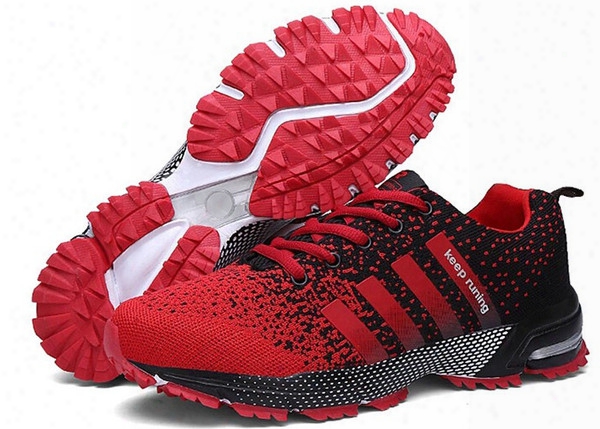 2016 Spring Lovers Running Shoes Style For Jogging Outdoor Low Cut Comfortable Light Weight Sneakers For Men Air Mesh Breath Fly Line Sport