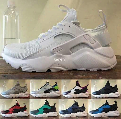 2017 Air Huarache 4 Iv Run Ultra Running Shoes For Men Women Huaraches Red White Black Huraches Sports Mens Trainers Sneakers Eur 36-45