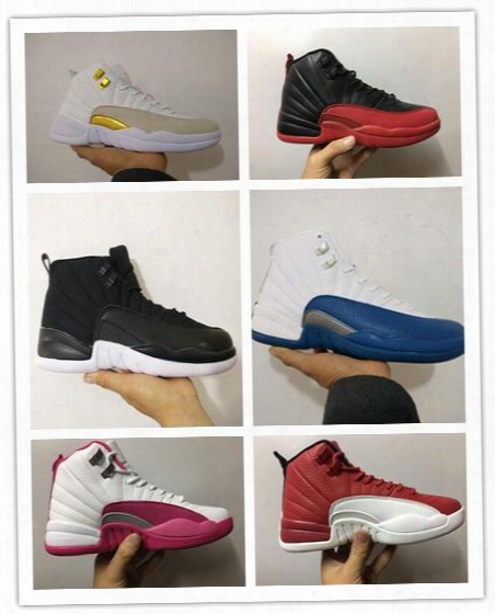 2017 Air Retro 12 Xii Basketball Shoes Ovo White Flu Game Gs Barons Wolf Grey Gym Red Taxi Playoffs Gamma French Blue Sneaker