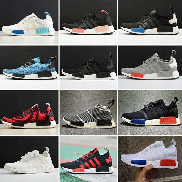 2017 New Arrival Men Women Casual Shoes Nmd R1 Runner Pk Ceap Running Shoes Cheap Salle Outdoor Casual Shoes Free Hsipping Size 5-11