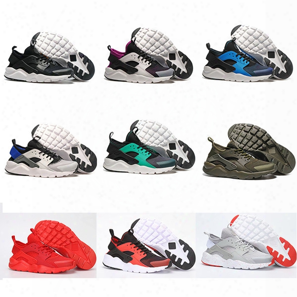 2017 New Design Air Huarache 4 Iv Casual Shoes For Women & Men, Lightweight Huaraches Sneakers Athletic Sport Outdoor Huarache Shoes 36-46