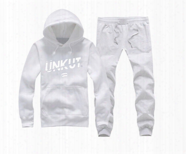 2017 New Fashion Mens Sportswear Casual Crooks Sweatshirt Unkut Sweat Suit Psorts Suit, Men Leisure Outdoor Hoodie Tracksuit Free Shipping