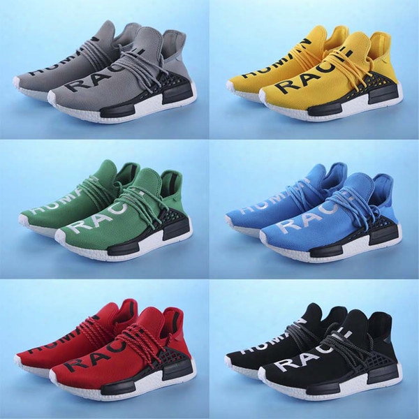 2017 New Human Race Pharrell Williams X Nmd Sports Running Shoes,human Race Top Athletic Mens Outdoor Boost Casual Sneakers