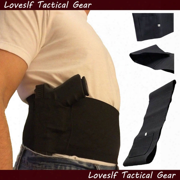 Belly Band Gun Concealed Holster Outdoor Tactical Adjustable Waist Gun Holster Best Price