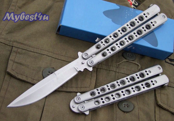 Bm Bm42 Silver Butterfly Tactical Hunting Knife Pocket Folding Knife Csmping Hiking Outdoor Sport Bm42 Bm46 Knife Knives With Nylon Bag