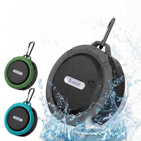 C6 Portable Wireless Bluetooth Speaker Outtdoor Psorts Shower Sucting Computer Moblie Phone Handsfree For Iphone X 8 8p 7 And Samsung S8