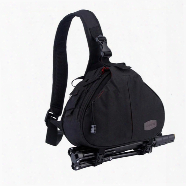 Caden K1 Professional Waterproof Shoulder Camera Bag Triangle Outdoor Photographic Carry Case