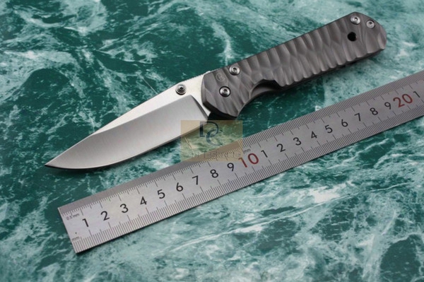 Chris Reeve Classic Sebenza 21 Folding Knives 440c Sanding Blade Wave Pattern Steel Handle Survival Outdoor Tactical Edc Tool