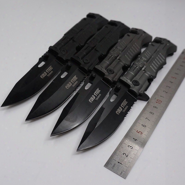 Cold Steel Knife Survival Folding Pocket Knife Outdoor Camping Tactical Knives Multi Functional Edc Tool 440c Blade Alumium Handle