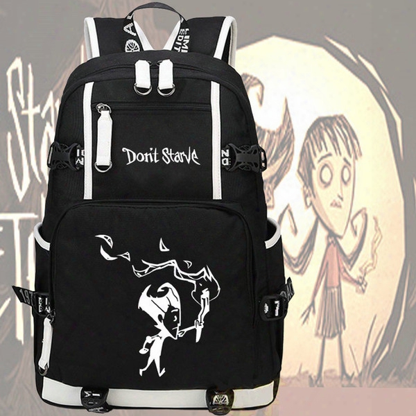 Dont Starve Backpack Canvas Daypack Free Shipping Schoolbag Game Rucksack Sport School Bag Outdoor Day Pack