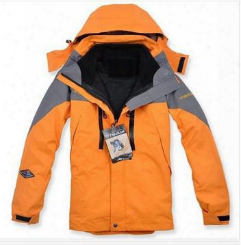 High Quality 2015 New Outdoor Climbing Clothes Fashion Two-piece Men Sports Coat Winter Waterproof Men&#39;s Skiing Jacket