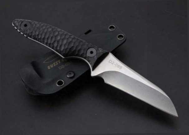 High Quality Busse D2-085 Fixed Blade Knife Outdoor Survival Kit Tactical Tools D2 Blade G10 Handle Fly Bird Straight Knife