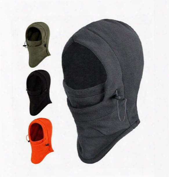 High Quality Unisex Outdoor Sports Caps Cs Warm Windproof Hats Masks Scarf Skiing Face Protection Thicken Ski Cycling Caps 6 Colors