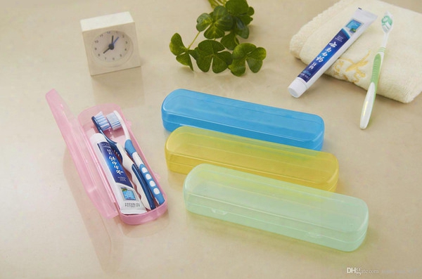 Hot!portable Toothbrush Cover Holder Outdoor Travel Hiking Camping Toothbrush Breathable Anti-bacterial Protective Toothbrushes Plastic Box