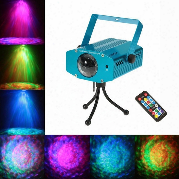 Lightme Projector Laser O Utdoor 3w Rgb Led Water Ripple Projector Club Stage Lights Party Dj Disco Lights Holiday Stage Lamp