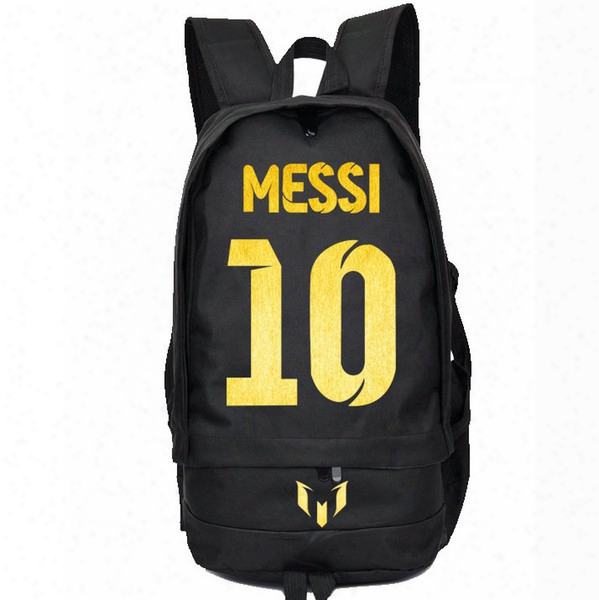 Lionel Messi Backpack Football Star School Bag Soccer Fans Daypack Bet Player Schoolbag Outdoor Rucksack Sport Day Pack