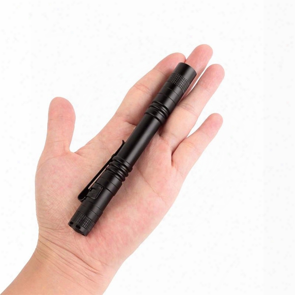 Mini Portable Pen Flashlight Pen Light Led Flash Light Aaa Flambeau Particular Mode Flashlight Torch For Outdoor Camping