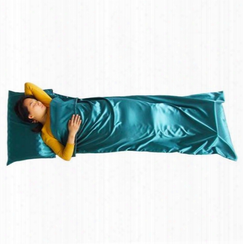 New 1pc Hot Slae Ultra-light Portable Breathable Healthy Single Sleeping Bag Liner Pillow Cover Outdoor Camping Travel Supplies