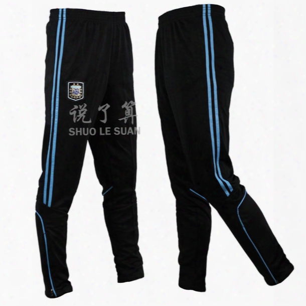 New 2016 Brand Outdoor Argentina Pants Legs Soccer Training Pants Football Western-style Trousers Legs Sports Pants