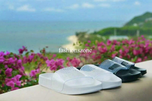 New Arrival 2017 Womens Fasshion Jelly Slides Sandals Female Outdoor Beach Causal Transparentf Lat Slippers Size 36-41