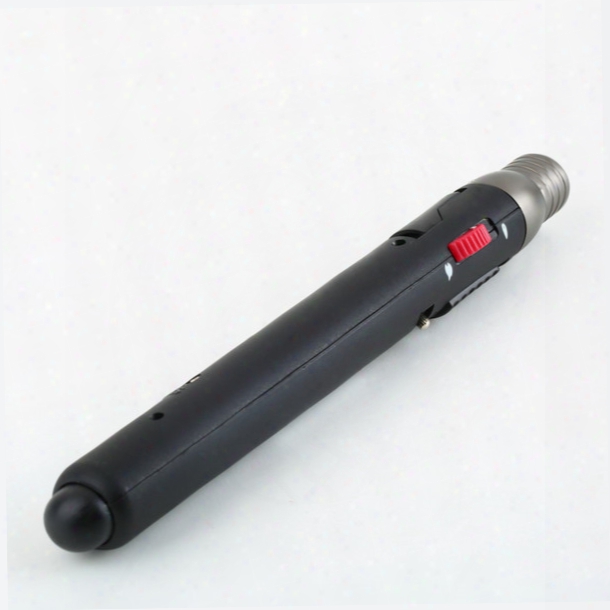 New Outdoor Lighter Torch Jet Flame Pencil Butane Gas Refillable Fuel Weldding Soldering Pen Free Shipping