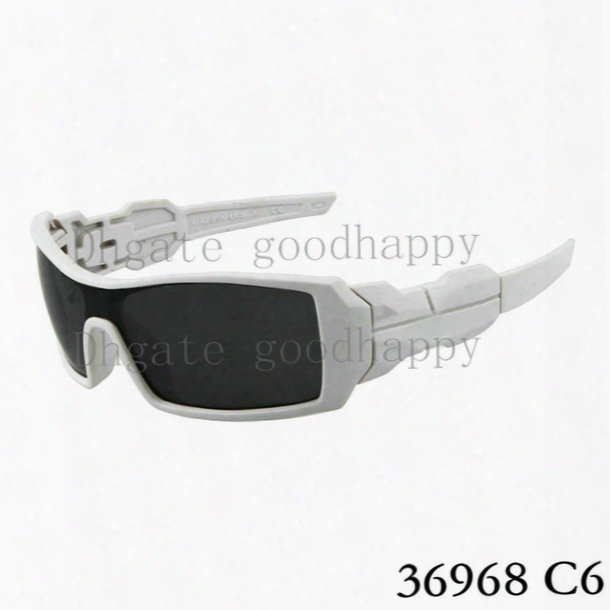 Newest Style 10pcs/lot Glasses For Men&#039;s Sunglass Outdoor Sport Sunglasses White Frame /grey Lens Google Glasses!