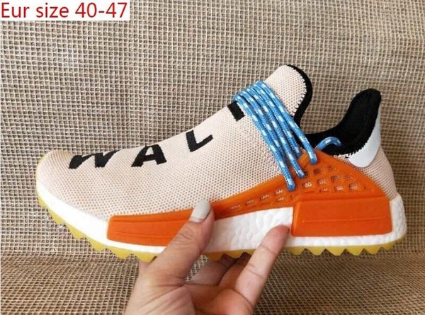 Nmd 2017 2018 Human Race Moon Pharrell Williams Hu Nmds Shoes Sports Shoes Humanrace Athletic Mens Outdoor Boost Training Sneaker Size 36-47