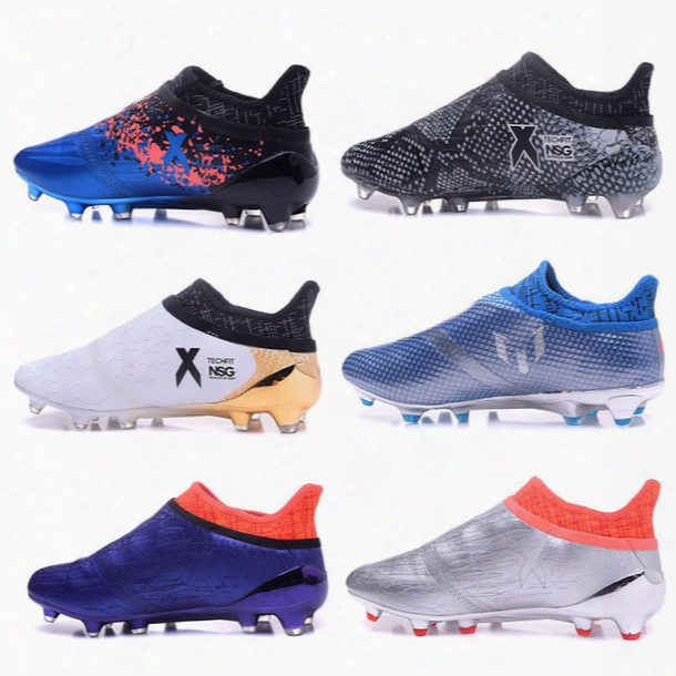 Original Mens Outdoor Football Boots X 16+ Purechaos Fg Ag Soccer Shoes For Men Messi Pure Chaos 16 Pureagility Nsg Soccer Cleats
