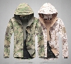 Soft Shell Outdoor Jacket Men Shark Desert Camouflage Military Tactical Waterproof Forest Camo Sports Spring Hoody Winter Hunting Jacket