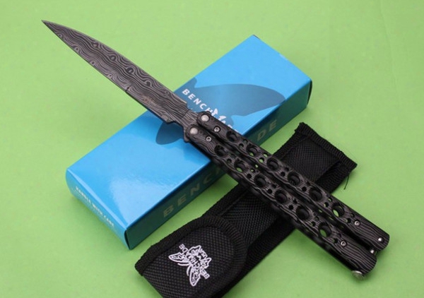 Promotion Bm Balisong Butterfly 3cr13mov Full Steel Folding Knife Edc Knife Hunting Survival Outdoor Gear F161l