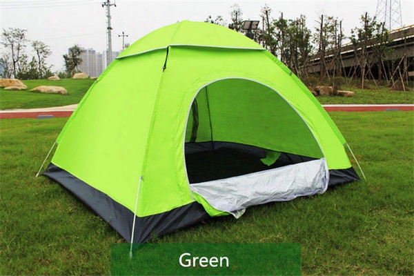 Quick Automatic Opening Hiking Camping Tents Outdoors Shelters Uv Protection Summer Beach Graduation Travel Lawn Park Home 3-4 Persons Tent