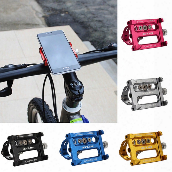 Shockproof Metal Phone Stand Bike Bicycle Phone Holder Motorcycle Handle Phone Mount For Samsung S8 Gps Bike Outdoor Stand