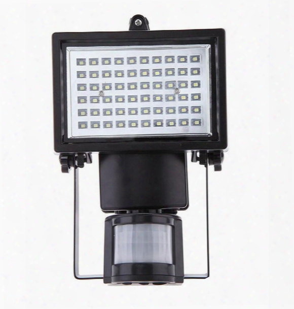 Solar Panel Led Flood Security Garden Light Pir Motion Sensor 60 Leds Path Wall Lamps Outdoor Emergency Lamp