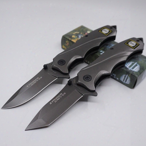 Strider Full Titanium Knives Outdoor Multi-function Pocket Folding Knife 5cr13 Steel Camping Hunting Survival Tactical Knifes Edc Tools