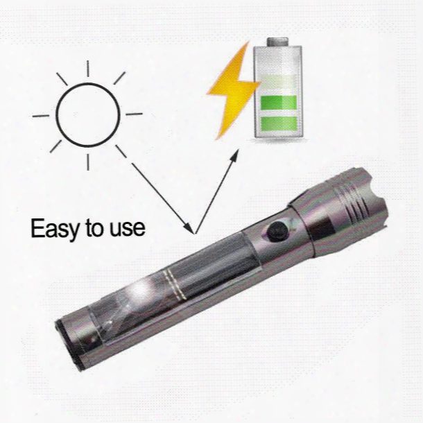 Super Led Solar Energy Flashlight Torch Usb Charger Outdoor Camping Survival Hiking Torch Test Torch Technologies