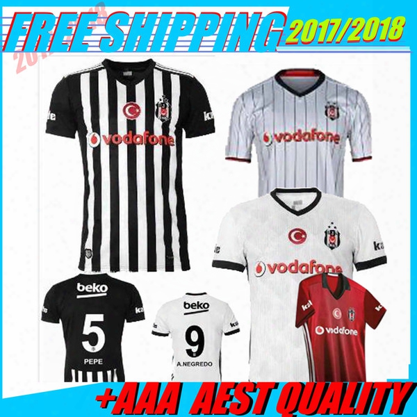 Top! 2017 2018 Besiktas Jk Jersey 17 18 Club Turkey Besiktas Pepe Quaresma Home Away 3rd Best Quality Sports Outdoors Shirts Jeresys